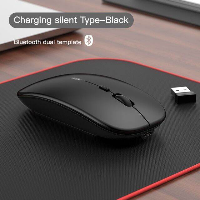 【WorthBuy】 Niye Wireless Mouse Bluetooth 5.0 Computer Mouse 2.4ghz Usb