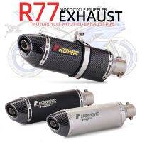 Yoshimura R77ท่อไอเสียดัดแปลง DB Killer สำหรับฮอนด้า PCX125 MT07 S1000RR FZ6 R3 GSXR600 Z900 ZX6R