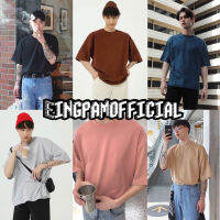 COD  ✌โค้ดลับของร้าน ENGPSEP ลดทันที 15 ผ้าดี(มากกว่า18สี)เสื้อยืดOversized เสื้อโอเวอร์ไซส์ผู้ชาย♦