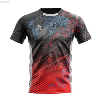 Mens Felet Rn3576 New Summer Quick Dried Badminton T-shirt fashion versatile t-shirt