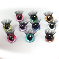 Quality12-30mm Mixed Color Safety eyes  Eyelash  for amigurumi crochet stuffed animal