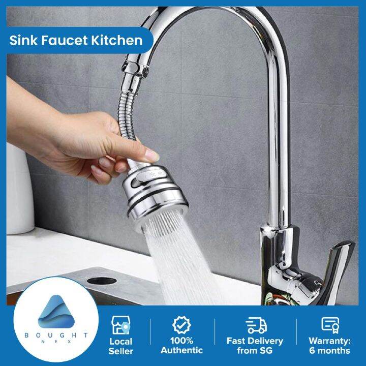 Sink Faucet Kitchen Fixtures Bar Sinks Swivel Water360°Saving Sink Tap ...