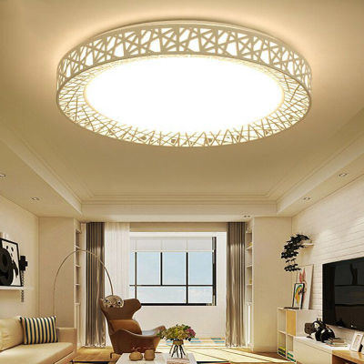 LED Ceiling Light Bird Nest Round Lamp Modern Fixtures Modern Surface Ceiling Lamp For Living Room Bedroom Kitchen LS