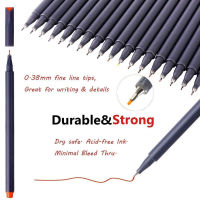 12 Colors Set Art Marker 0.38mm Micron Liner Fineliner Pens for Metallic Marker Draw Pen Color Sketch Stationery