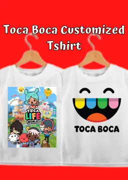 Girls/Boys Game Toca Boca And Gacha Life World Cartoon Graphic Printed  T-shirt Kids Comfy Versatile Summer Short Sleeved Clothes