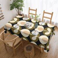 Rectangular Waterproof Oil-Proof Orla Kiely Floral Tablecloth Table Covers 45 -50 Fit Abstract Scandinavian Table Cloth