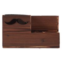 Wood Hairdressing Tool Box Hair Salon Shear Holder Hair Cutting Scissors Rack Storage Container Holder