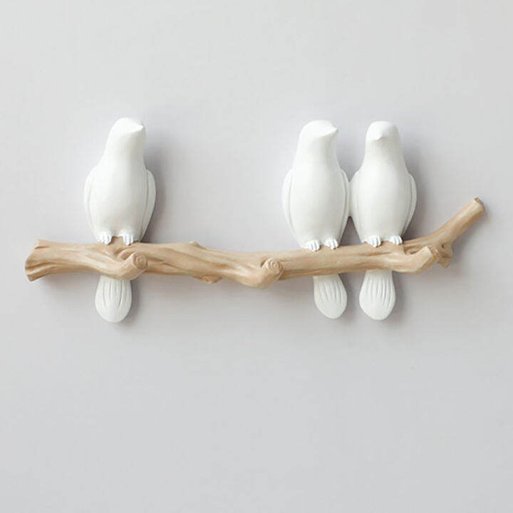 porch-hook-punch-free-hook-row-clothes-hook-birdie-hook-garden-bird-coat-hook-coat-hook-resin-coat-hook