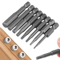 【CW】 8Pcs Magnetic Wrench Screwdriver Bits Set H1.5-H8 Screw Driver Drilling Bit with 1/4 inch Shank