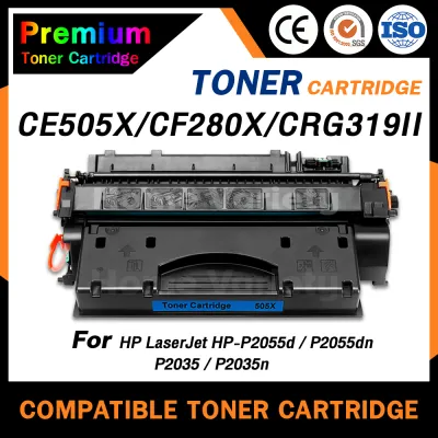 HOME Toner หมึกเทียบเท่าสำหรับรุ่น CE505X/CE505/505X/505 สำหรับ Printer HP 400/M401dn/425dn/P2050/P2055d/P2055dn