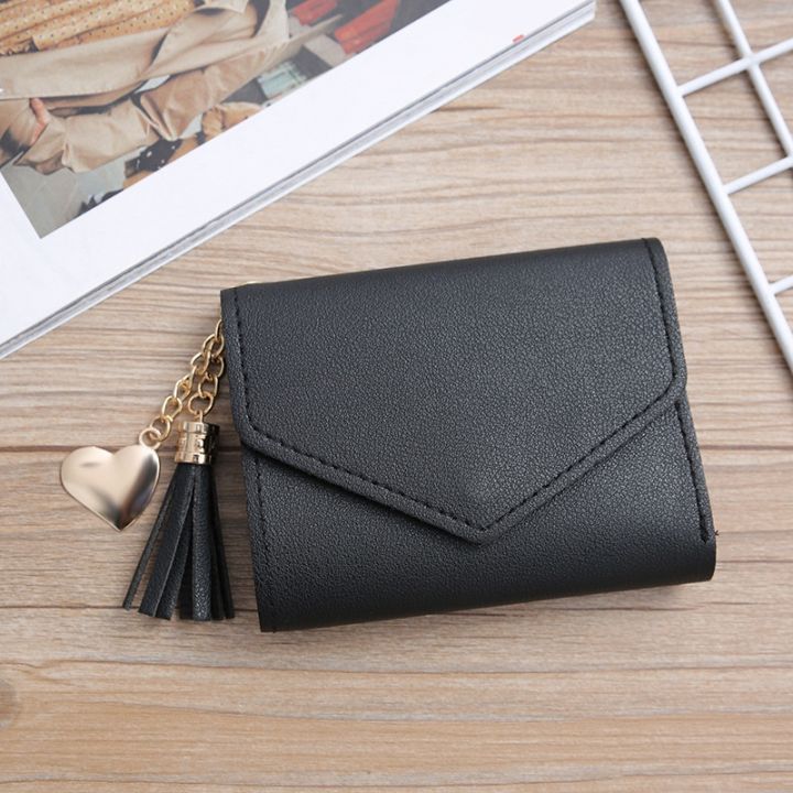 short-wallet-ladies-wallet-tassel-fashion-buckle-coin-purse-card-holder-female-hand-money-bag-pu-leather-ladies-wallet
