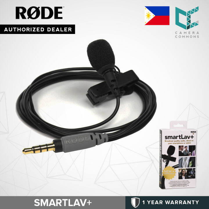 Rode Smartlav Lavalier Condenser Microphone For Smartphones Smart Lav