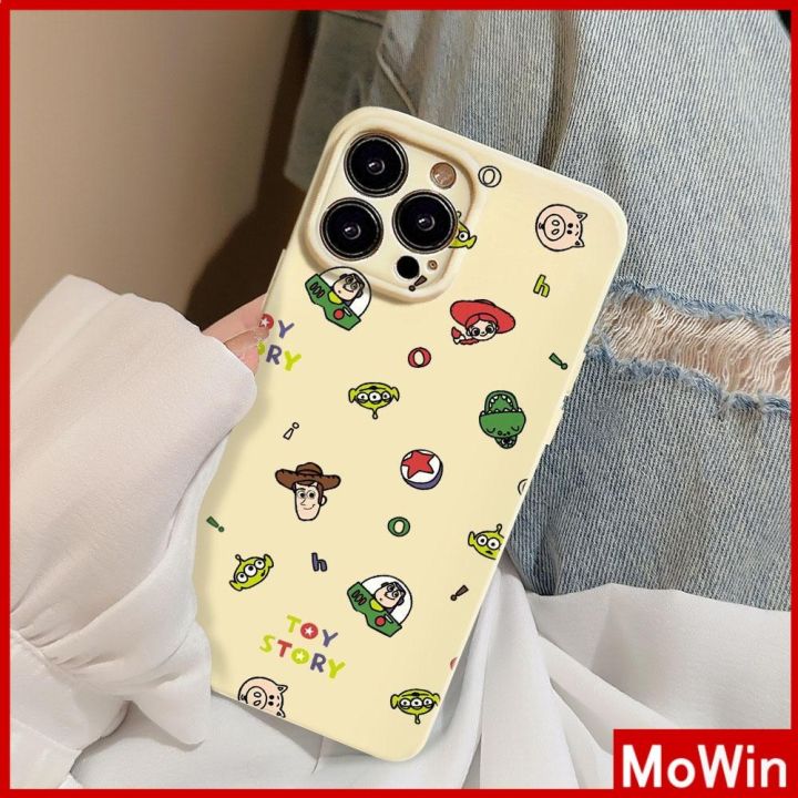 mowin-เข้ากันได้สำหรับ-เคสไอโฟน-เคสไอโฟน11-เคส-เคสโทรศัพท์เยลลี่สีเหลืองฟิล์มอ่อน-กันกระแทกเคสกล้องป้องกันน่ารักสุนัขบ้านรถเข้