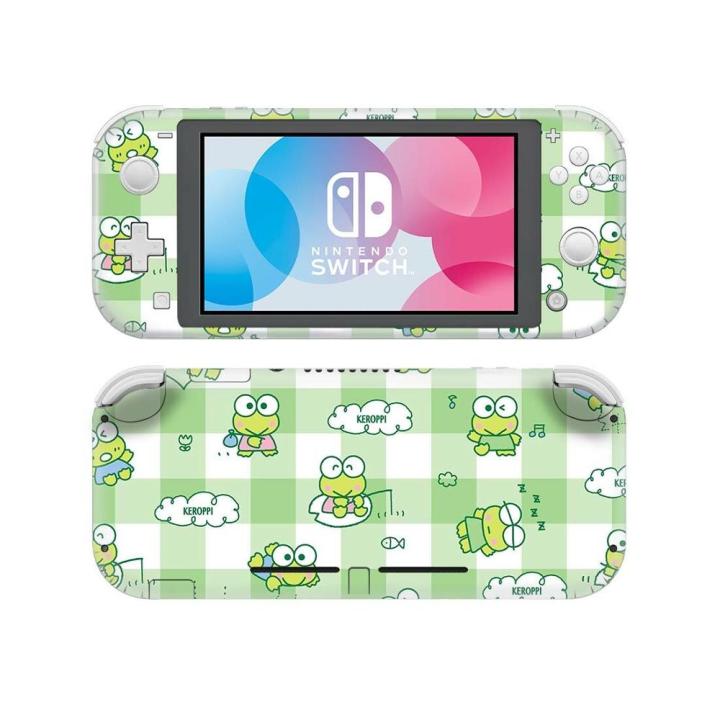 keroppi-nintendoswitch-ฝาครอบรูปลอกสติ๊กเกอร์สกินสำหรับ-nintendo-switch-lite-protector-nintend-switch-lite-สติ๊กเกอร์สกิน