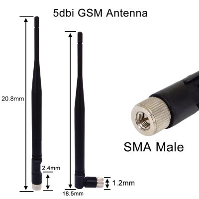 【CW】 10 piece/lot 5 dbi GSM antenna gsm 824 960Mhz 1710 1990Mhz SMA MALE Adapter connector