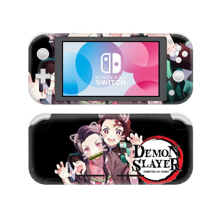 demon-slayer-kimetsu-no-yaiba-nintendoswitch-ผิวสติกเกอร์สำหรับนินเทนโด้-switch-lite-protector-สติกเกอร์ผิวจอยเกม-nintend-switch-lite