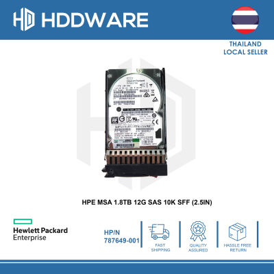 HPE MSA 1.8TB 12G SAS 10K SFF (2.5IN) // J9F49A // 787649-001