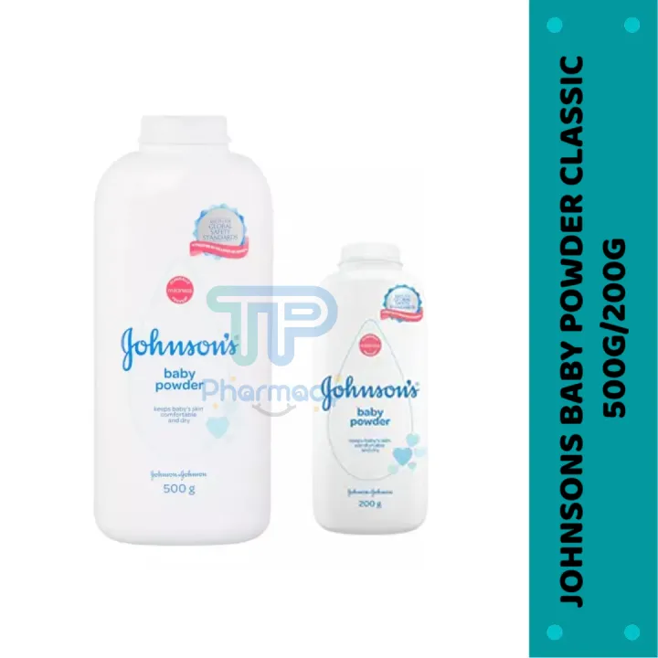 JOHNSON'S BABY POWDER CLASSIC 500GM/200GM Lazada