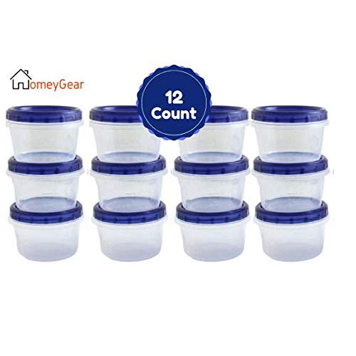 HomeyGear Twist Top Food Storage Containers