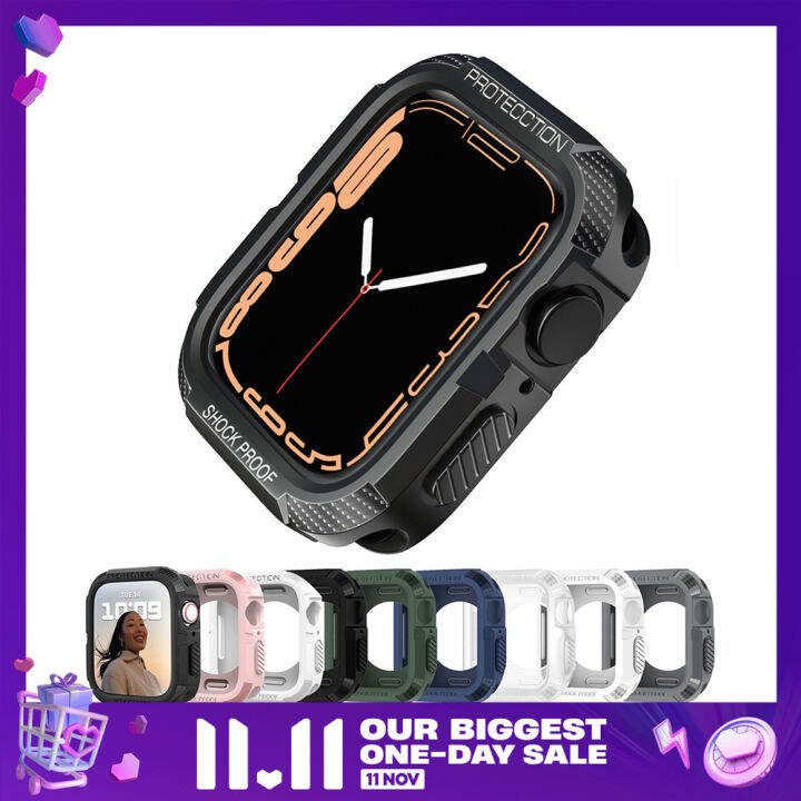 Rugged Cover for Apple Watch Ultra 2 Case 49mm 44mm 40mm 45mm 41mm SE 7