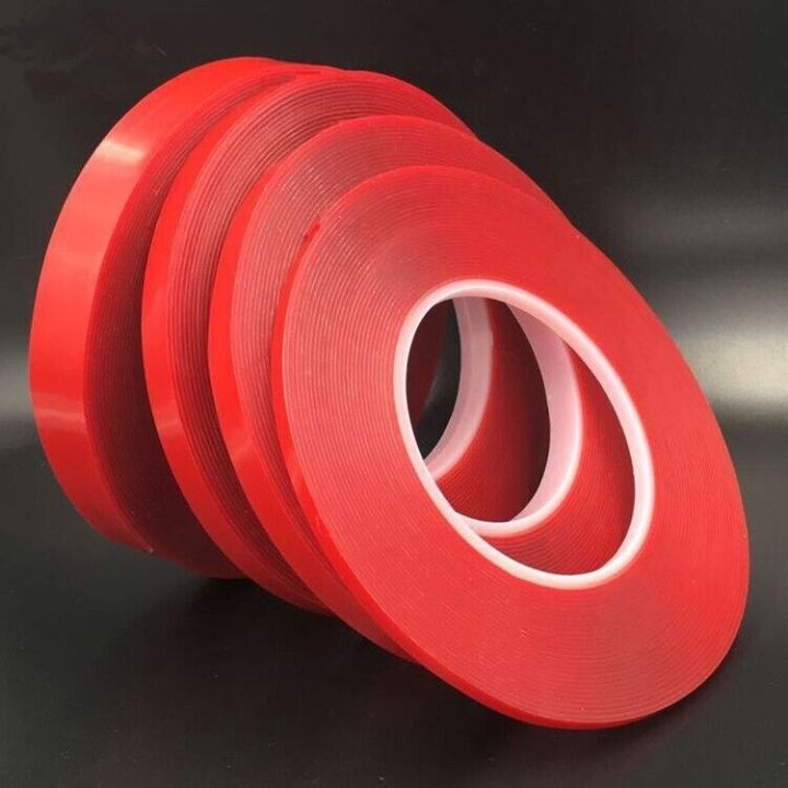 1pcs-5mm-10mm-3m-strong-pet-adhesive-pet-red-film-clear-double-sided-tape-no-trace-for-phone-lcd-screen-adhesives-tape