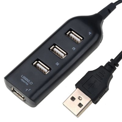 มินิ USB 2.0 4พอร์ตฮับความเร็วสูงมินิซ็อกเก็ตรูปแบบการขยายแยกอะแดปเตอร์สำหรับพีซีแล็ปท็อปคอมพิวเตอร์โน้ตบุ๊กอุปกรณ์เสริม FONA