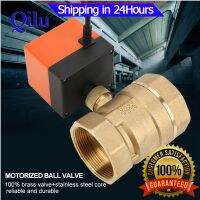 AC 220V G2 DN50 2-Way 3-Wire 2-Point Control Brass Electrical Motorized Ball Valve