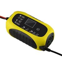 ZZOOI New!12V 6A Full Automatic Car Battery Charger Power Pulse Repair Chargers Wet Dry Lead Acid Battery Chargers Digital LCD Display