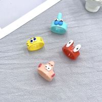 bjh№∏  Squarepants Painted Patrick Plankton Best Friend Couple Jewelry