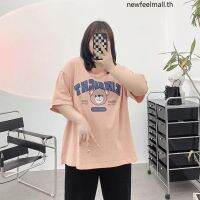 [2XL-6XL] เสื้อยืดแขนสั้น แบบบาง ทรงหลวม ลายการ์ตูน โอเวอร์ไซซ์ แฟชั่นฤดูใบไม้ผลิ และฤดูร้อน