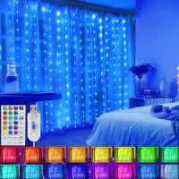 LED String Lights RGB Christmas Decoration Remote Control USB Garland Curtain 3M Fairy Lamp For Wedding Holiday Bedroom Outdoor