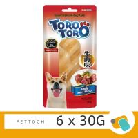 Toro Toro ขนมสุนัข รสเนื้อ 6x30 g