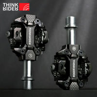 ThinkRider เหยียบจักรยาน3แบริ่งที่ปิดสนิทเบาอลูมิเนียมแบริ่งที่ปิดสนิทถนน Bmx Mtb SPD เหยียบลื่นกันน้ำ