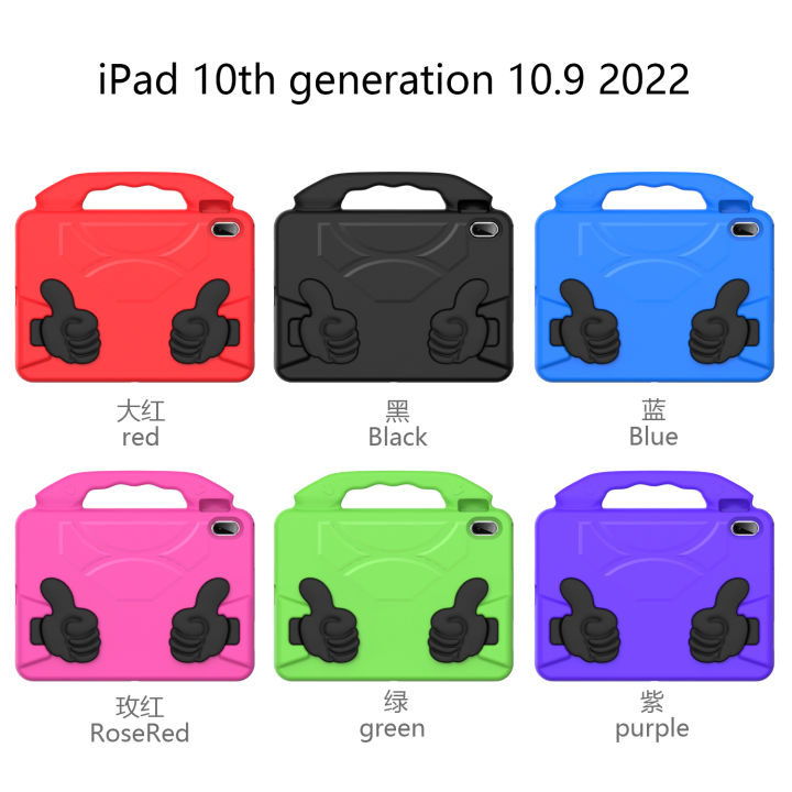 เคสแท็บเล็ตกัน-a2777-a2757สำหรับ-apple-ipad-10-2022-10-9นิ้ว-eva-น้ำหนักเบาเด็กพร้อมที่จับและขาตั้งสำหรับ-ipad-10th-gen-10-9-2022