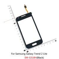 สำหรับ Samsung Galaxy Trend 2ไลท์เอซ4นีโอคอร์บวก G313 G350 G318 G355หน้าจอสัมผัสดิจิตอลแผงเลนส์กระจกหน้าด้านนอก