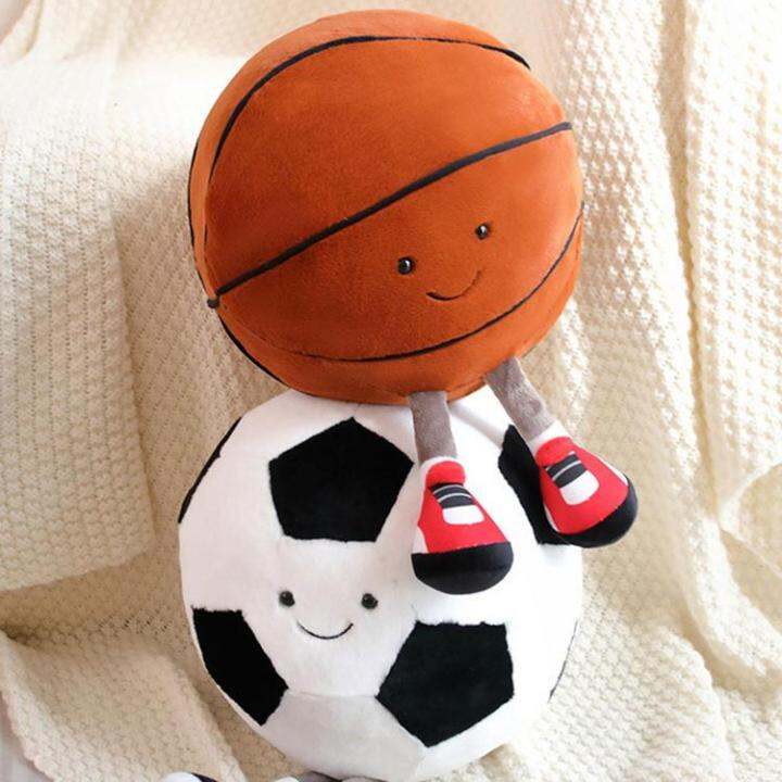 cool-smile-basketball-football-stuffed-doll-plush-toy-cute-ball-soft-plushie-pillow-car-home-room-indoor-decor-kids-gift-biological