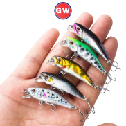 1PCS Fishing Bait 3.5g 4.5cm Fishing Lure Artificial Sinking Minnow Hard