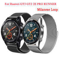 สายนาฬิกา Milanese Loop สำหรับ Huawei Watch 3 Pro GT 3 2E,สายรัดข้อมือสแตนเลสแม่เหล็กสำหรับนาฬิกา Huawei GT2 Pro 20มม. กว้าง22มม.