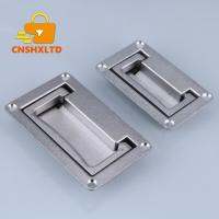 1 PCS 11.1cm X6.9cm / 9.5cm X 6cm Metal Rectangle Shaped Recessed Folding Pull Handle Grip Door Hardware Locks