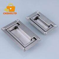 1 PCS 11.1cm X6.9cm / 9.5cm X 6cm Metal Rectangle Shaped Recessed Folding Pull Handle Grip Door Hardware