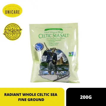 Celtic Sea Salt Fine, Radiant Whole Food, Organic Food Delivery