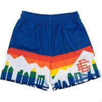 2023 newEric Emanuel EE Basic Shorts New York City SKYLINE Summer New Urban Silhouette Gym Workout Mesh Shorts Mens Beach Pants