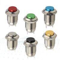 【CW】✥  12mm Momentary Round Metal Push Car Start Horn switch