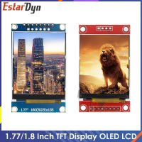 1.77 1.8นิ้ว TFT LCD โมดูลหน้าจอ LCD SPI Serial 51ไดรเวอร์4 IO Driver ความละเอียด TFT 128*160 1.8นิ้ว TFT Inter