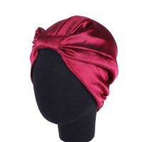 6สีผ้าไหม Salon Bonnet ผู้หญิง Sleep หมวกอาบน้ำผ้าเช็ดตัวผมแห้ง Quick Elastic Hair Care Bonnet Head Wrap หมวก