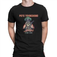 Men Pete Townshend T Shirts The Who Pure Cotton Clothes Humorous Short Sleeve Round Neck Tee Shirt Gift Idea T-Shirt