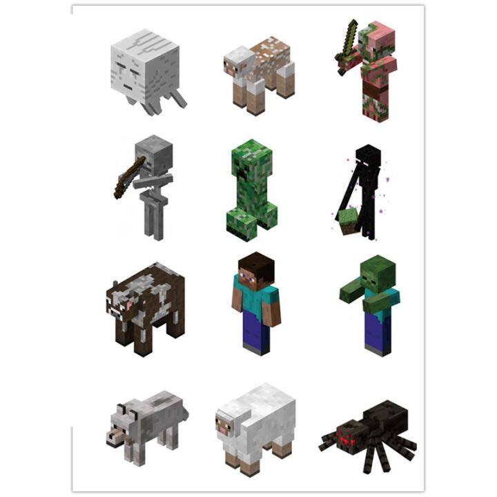 Minecraft Papercraft Animal Mobs Set