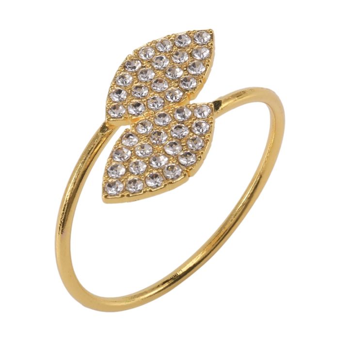 แหวนผ้าเช็ดปาก24ชิ้นห่วงโลหะสำหรับตกแต่งโต๊ะงานเลี้ยงอาหารค่ำงานแต่งงาน-สีทองใบไม้-cnim-hot