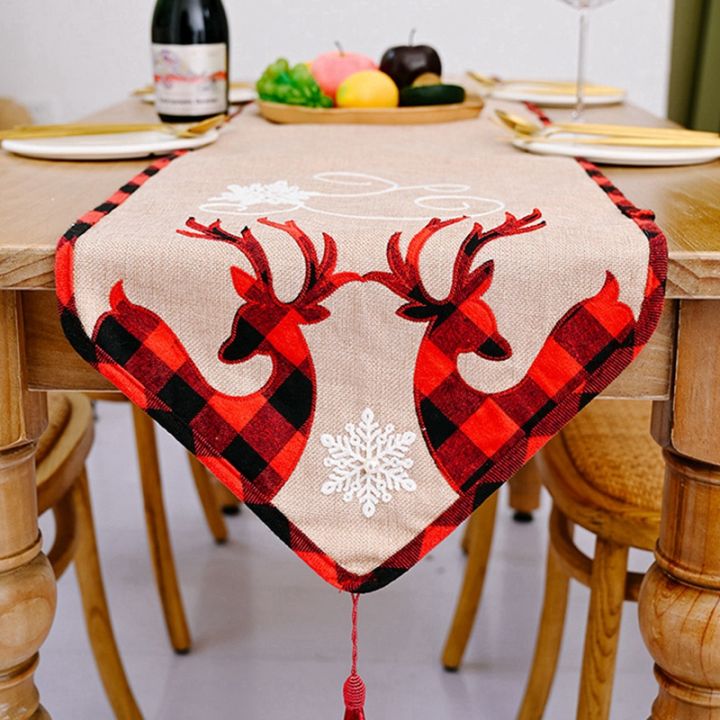 christmas-elk-design-table-runner-coffee-table-decoration-placemat-new-year-atmosphere-party-dinner-home-decoration