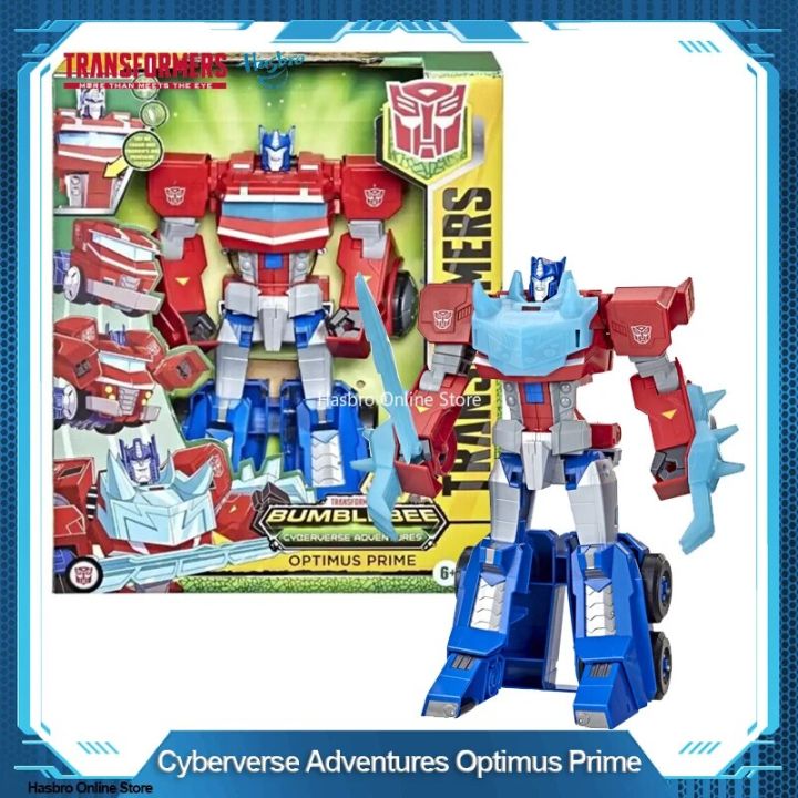 Transformers Toys Bumblebee Cyberverse Adventures Dinobots Unite Roll N'  Change Optimus Prime Action Figure, 6 and Up, 10-inch - Transformers